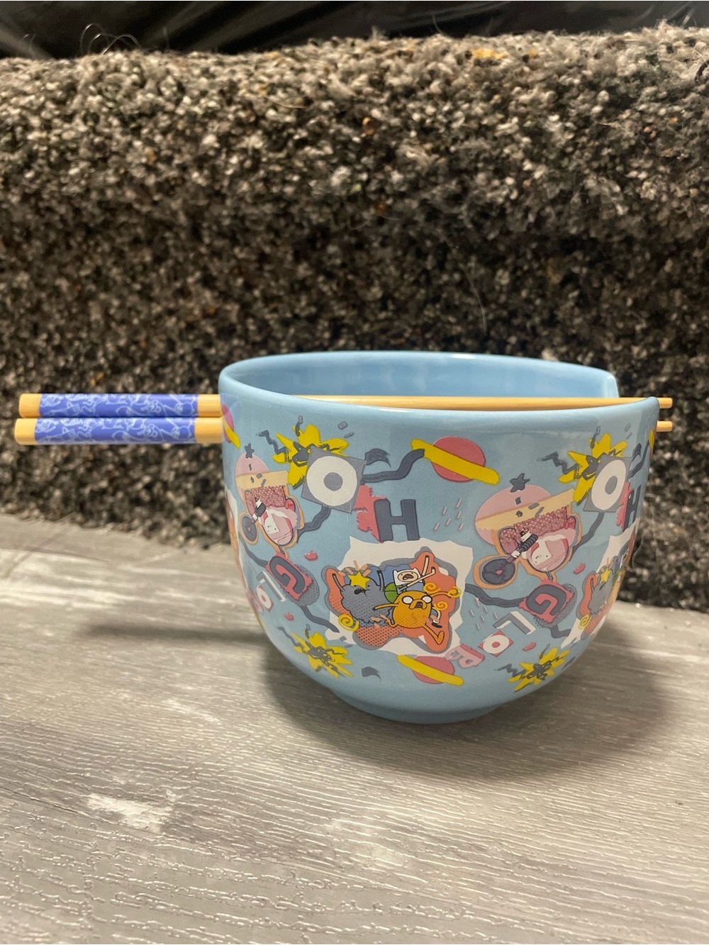Adventure Time Ceramic Ramen Bowl